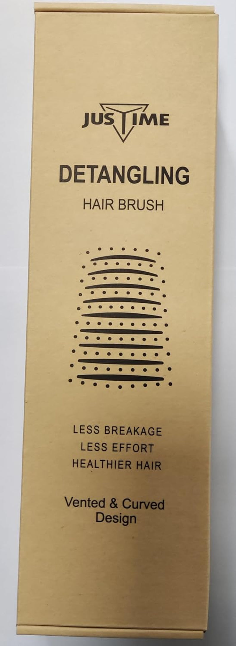 Boar Bristle Hair Brush Set – Curved and Vented Detangling Hair Brush (Purple)