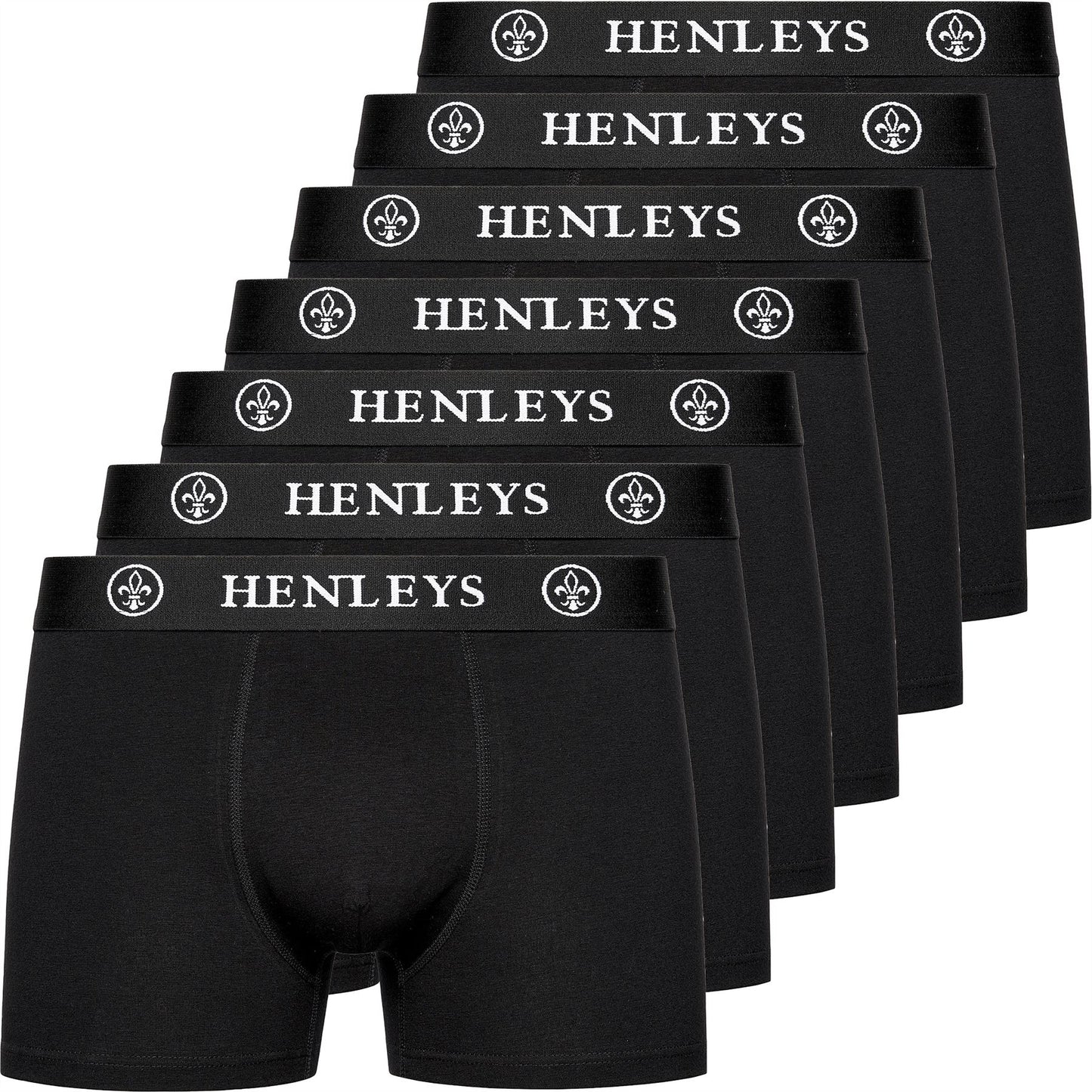 Mens 5/6/7 Pack Multipack Boxers Underwear Trunks Shorts HENLEYS Underpant Boxer