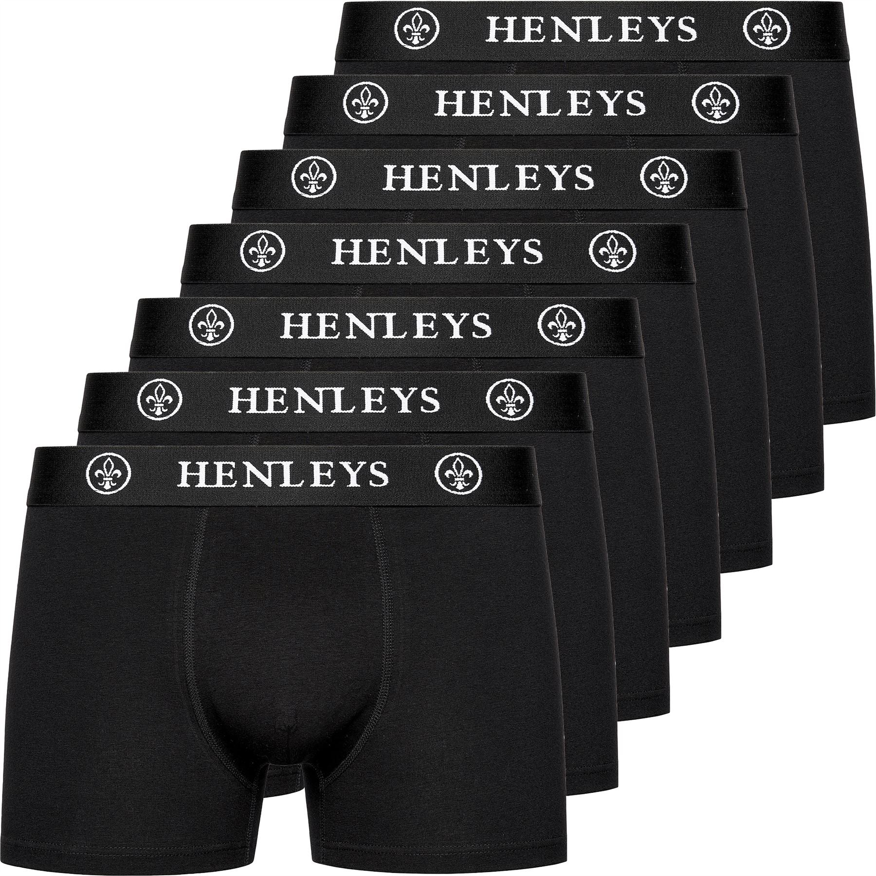 Mens 5/6/7 Pack Multipack Boxers Underwear Trunks Shorts HENLEYS Underpant Boxer