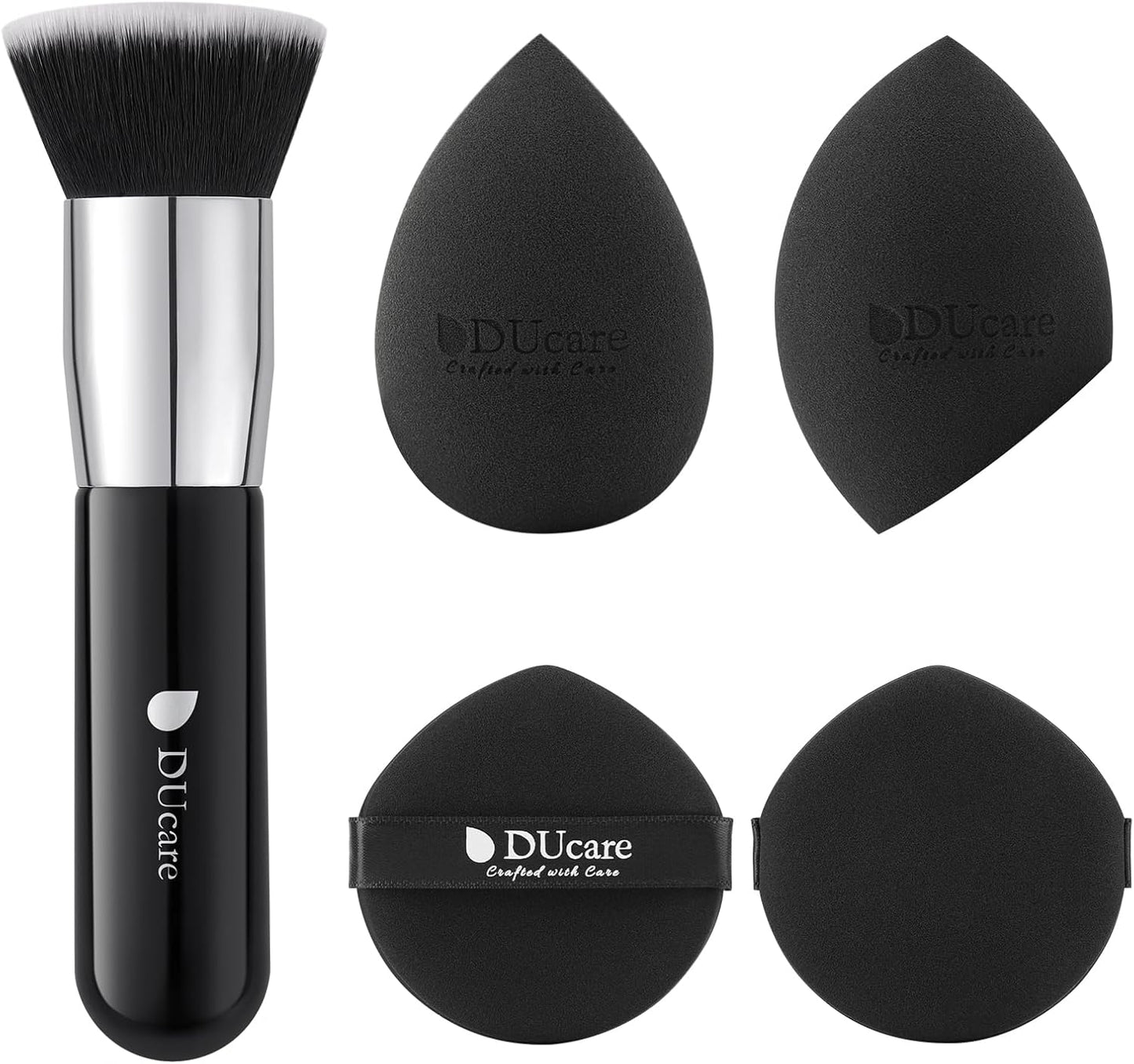 Foundation Brush Kabuki Make up Brush Flat Top Makeup Brushes Perfect for Blending Liquid, Cream or Flawless Powder Cosmetics - Buffing, Stippling, Concealer