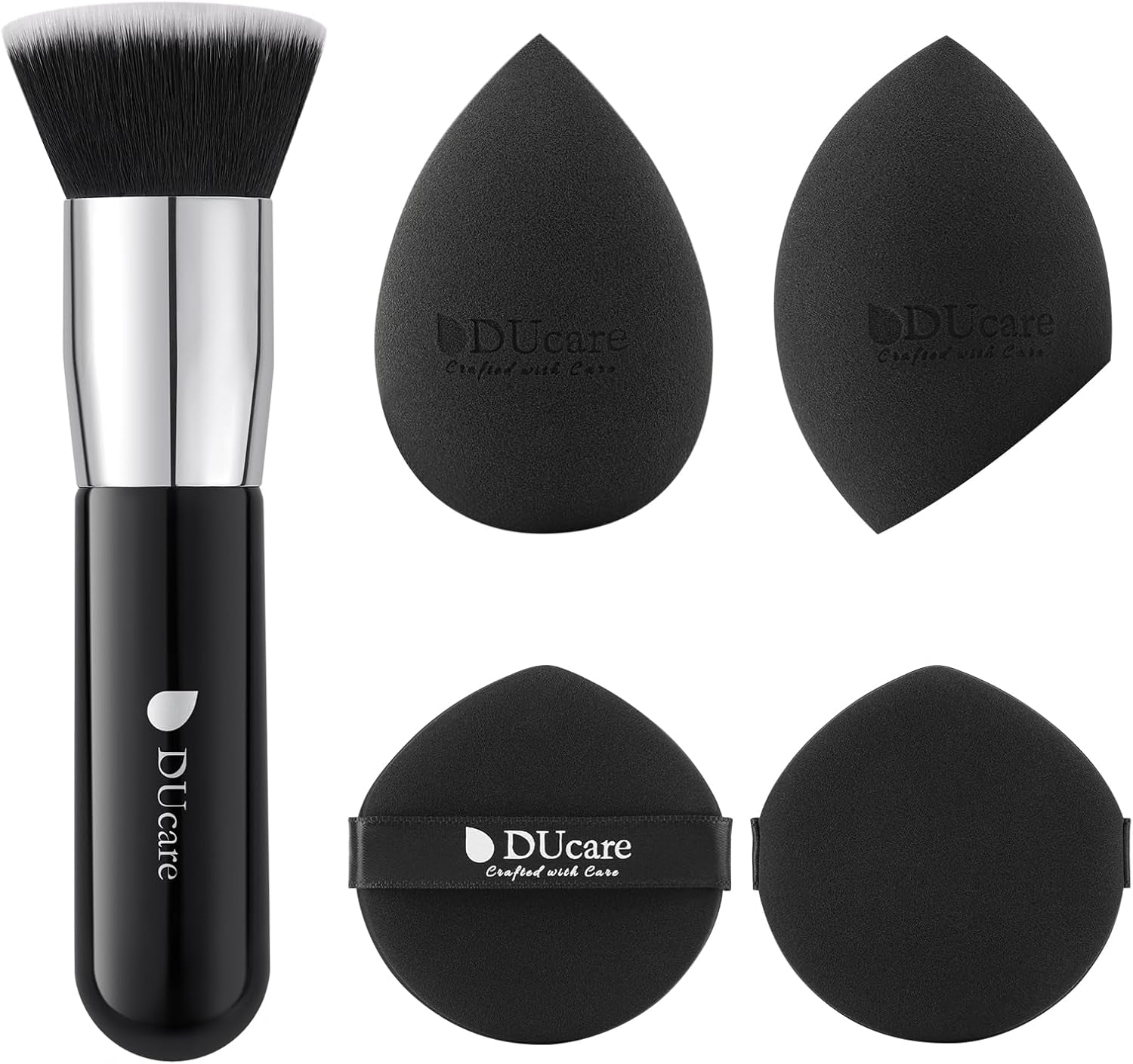 Foundation Brush Kabuki Make up Brush Flat Top Makeup Brushes Perfect for Blending Liquid, Cream or Flawless Powder Cosmetics - Buffing, Stippling, Concealer