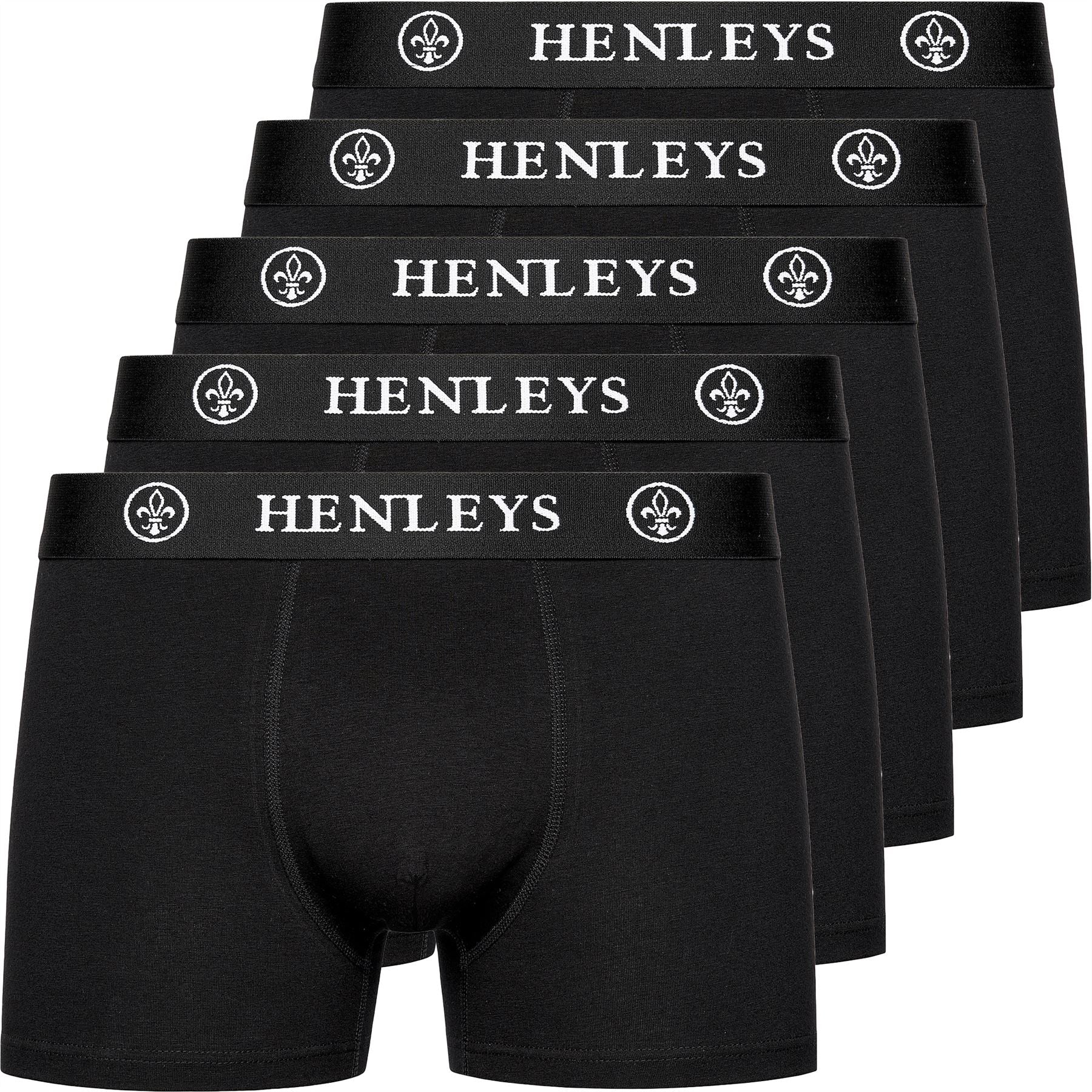 Mens 5/6/7 Pack Multipack Boxers Underwear Trunks Shorts HENLEYS Underpant Boxer