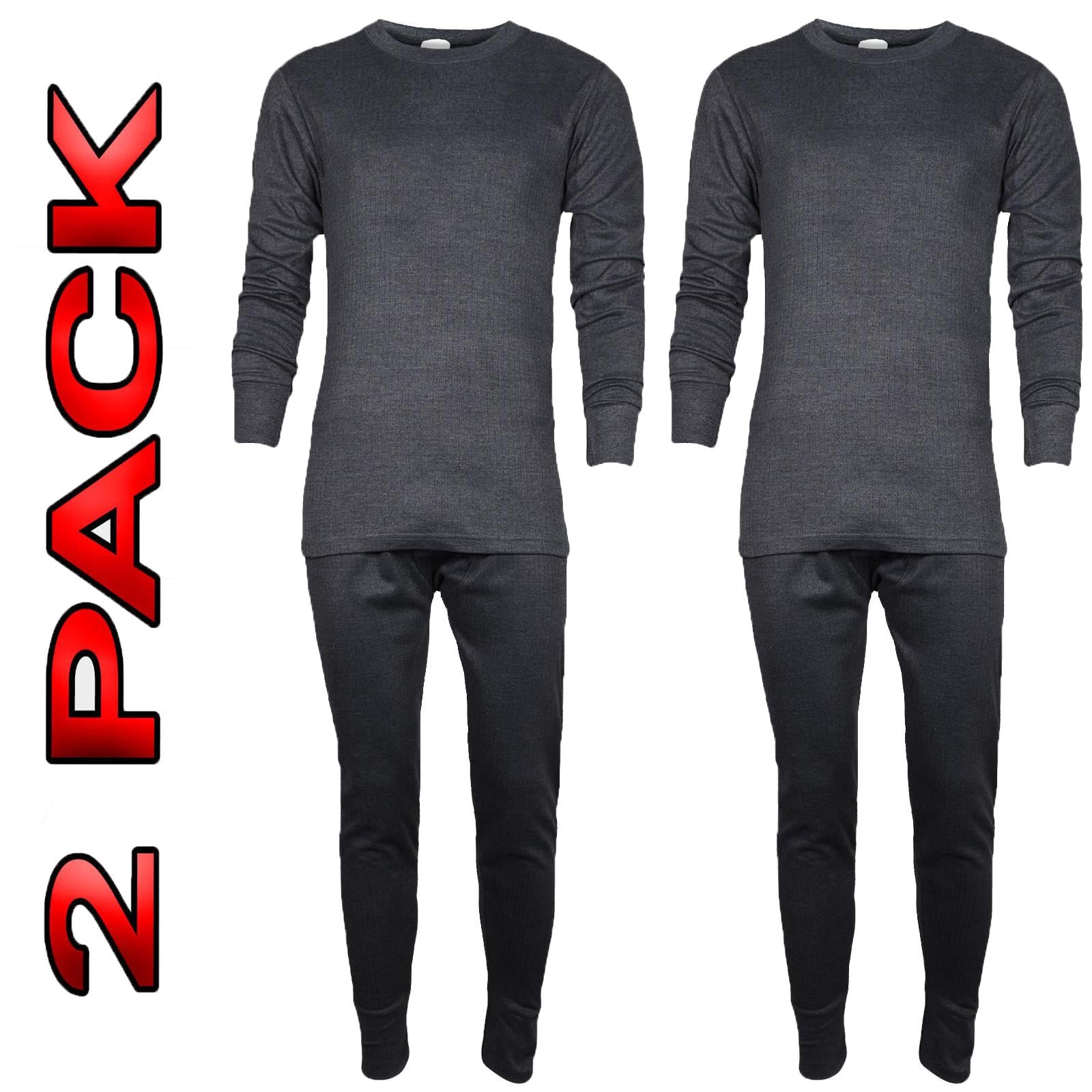 Mens Thermal Long Johns Top Bottom Underwear Base Layer Premium Quality Full Set