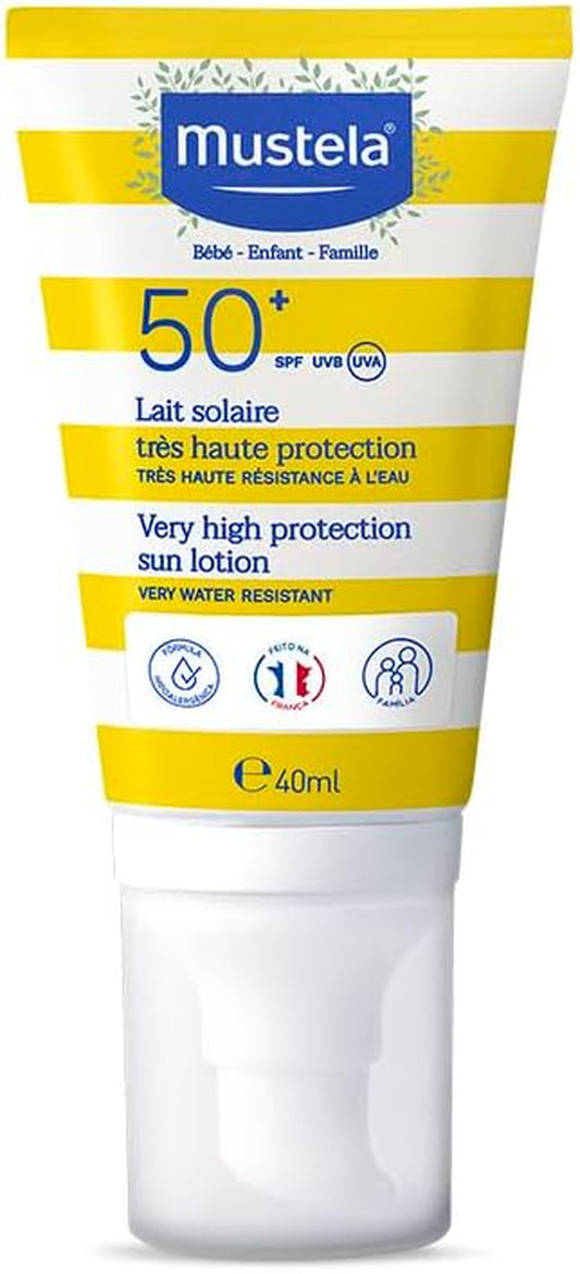 Very High Protection SPF 50+ Sun Lotion for the Face, 40 Ml