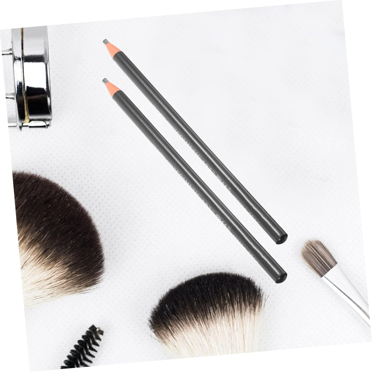 Set of 3 Ash Brown Eyebrow Pencils - Grey Makeup Essentials