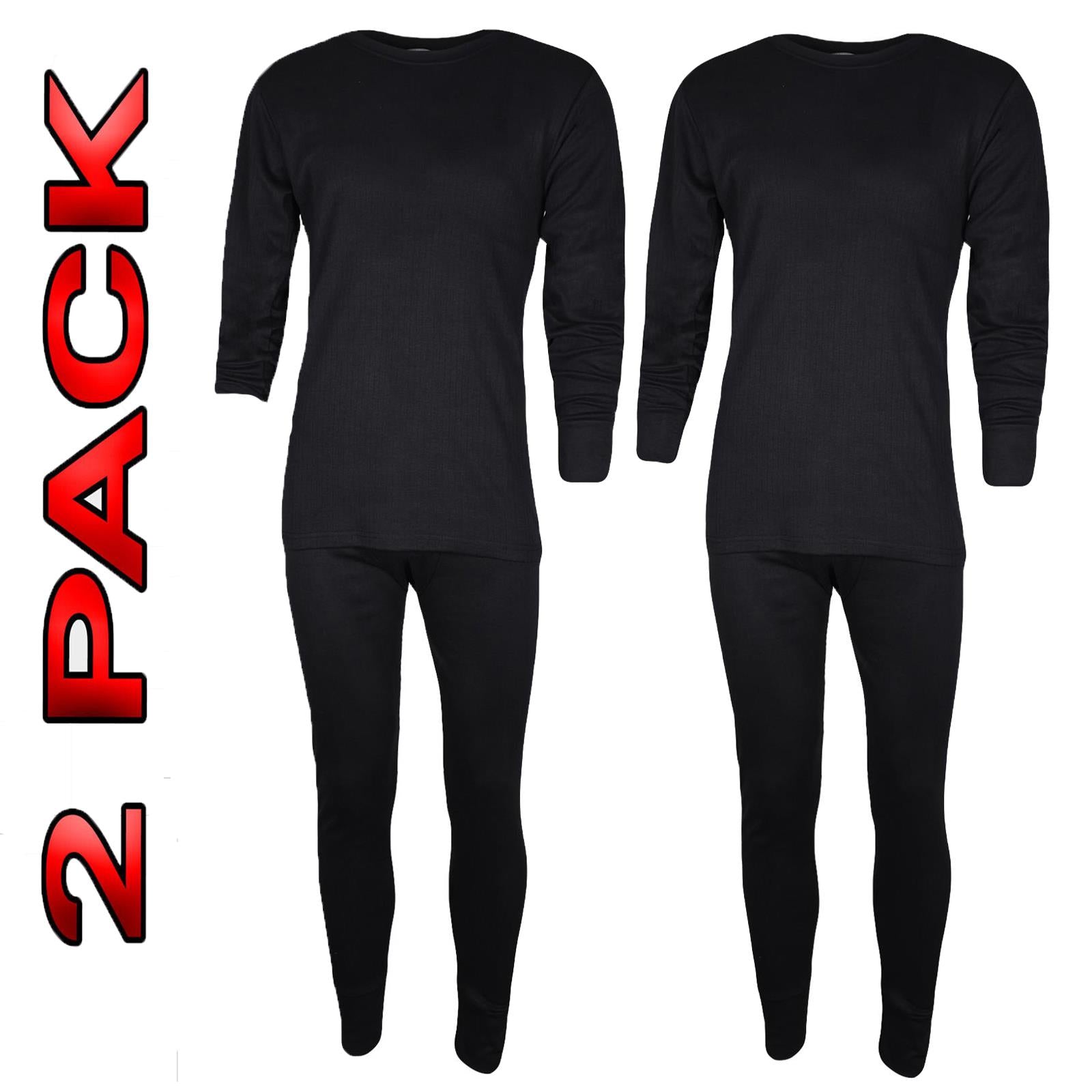 Mens Thermal Long Johns Top Bottom Underwear Base Layer Premium Quality Full Set