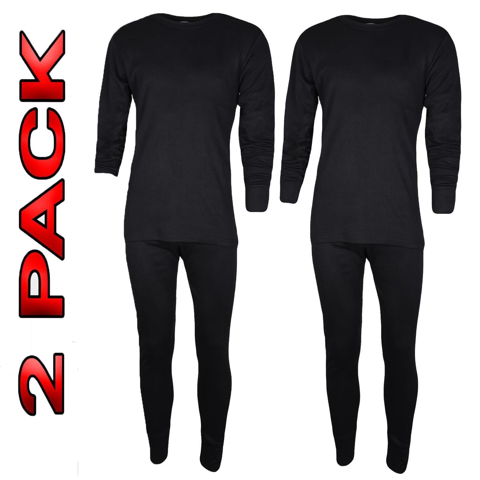 Mens Thermal Long Johns Top Bottom Underwear Base Layer Premium Quality Full Set