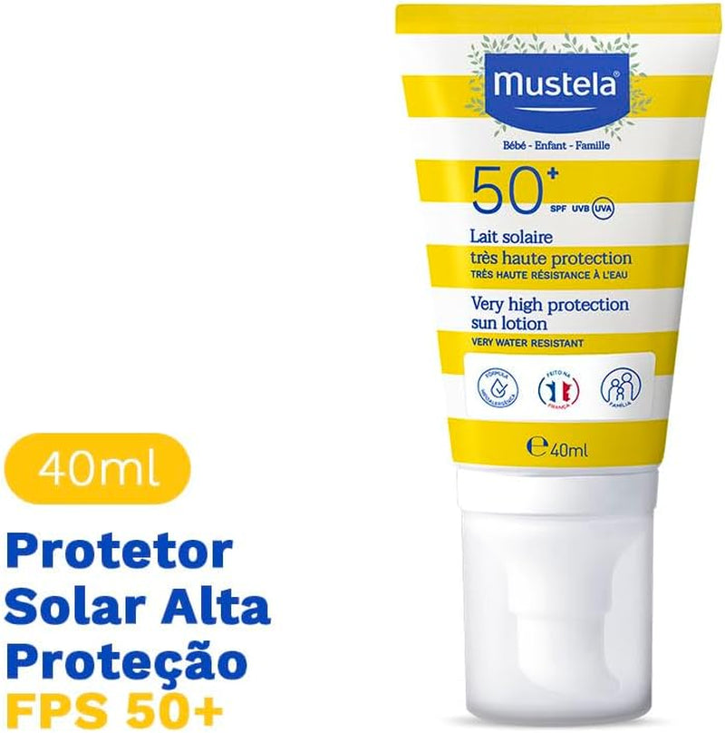 Very High Protection SPF 50+ Sun Lotion for the Face, 40 Ml