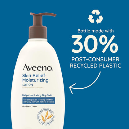 Active Naturals Skin Relief Moisturizing Lotion, Fragrance Free - 18 Oz
