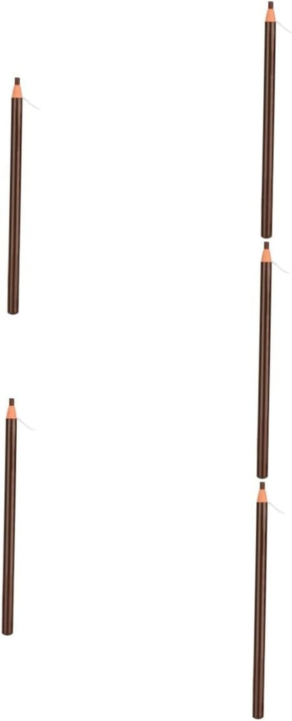 Set of 3 Ash Brown Eyebrow Pencils - Grey Makeup Essentials