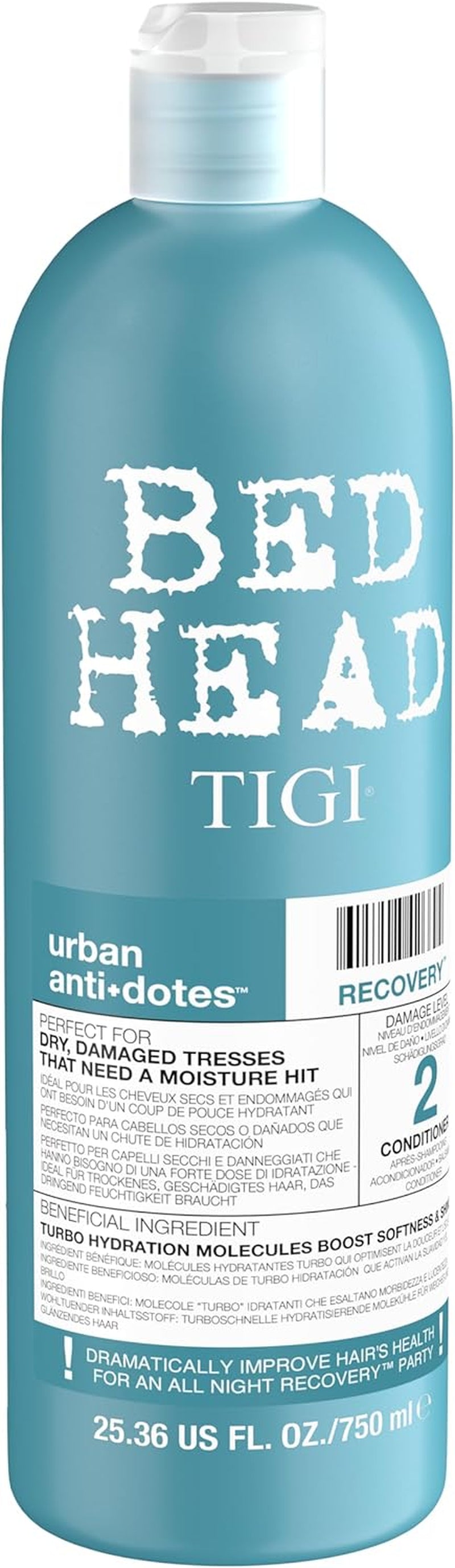 Bed Head by  Urban Antidotes Recovery Moisturizing Conditioner for Dry and Damaged Hair - 750 ml