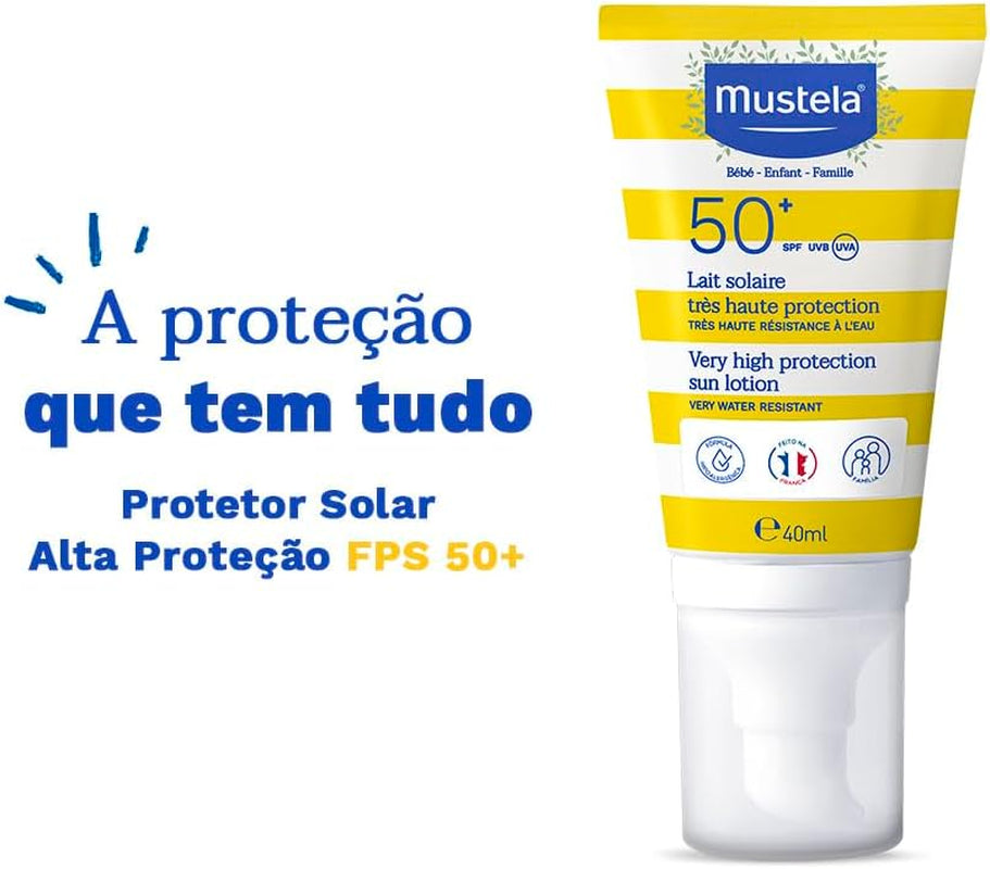 Very High Protection SPF 50+ Sun Lotion for the Face, 40 Ml