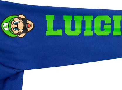 Super Mario Hoodie | Boys' Hoodies | Luigi Zip up Hoody | Jumper for Kids