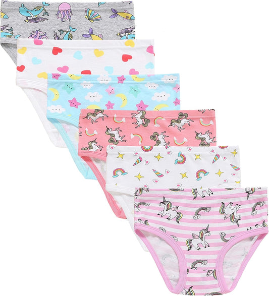 Boys Underwear Toddler Kids Panties Breathable Comfort Cotton Rockets Briefs Children Dinosaurs Knickets(Pack of 6)
