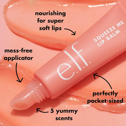 Squeeze Me Lip Balm, Moisturising Lip Balm for a Sheer Tint of Colour, Infused with Hyaluronic Acid, Vegan & Cruelty-Free, Grape