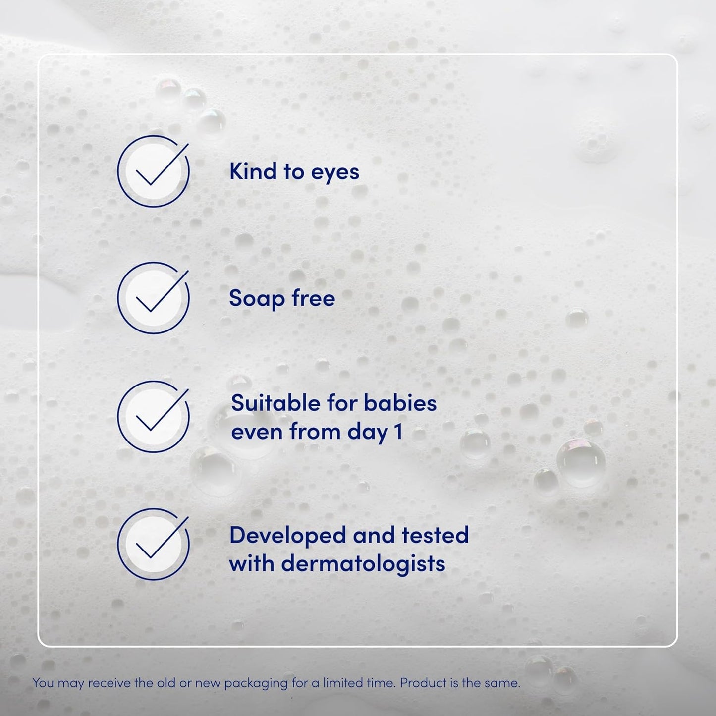 Junior Soothing Bath Bubbles, for Dry, Sensitive & Eczema-Prone Skin, Gentle Cleanser Soothes & Moisturise Delicate Skin, Everyday Use for Babies & Children, Fragrance Free, 1 X 300Ml